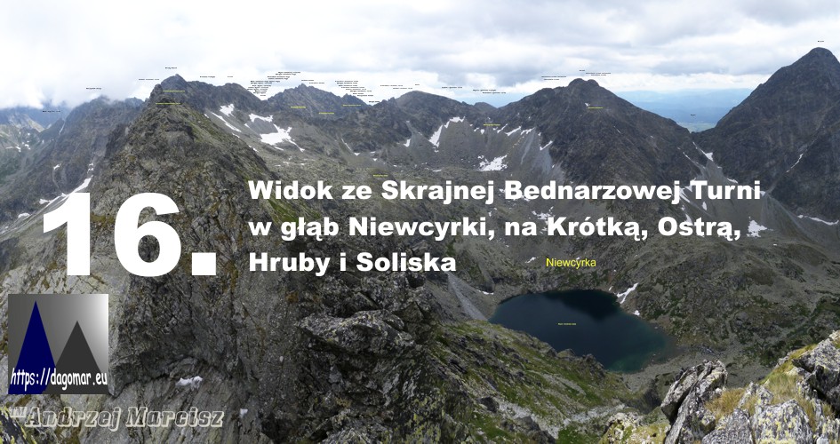 widok z Bednarzowej Turni